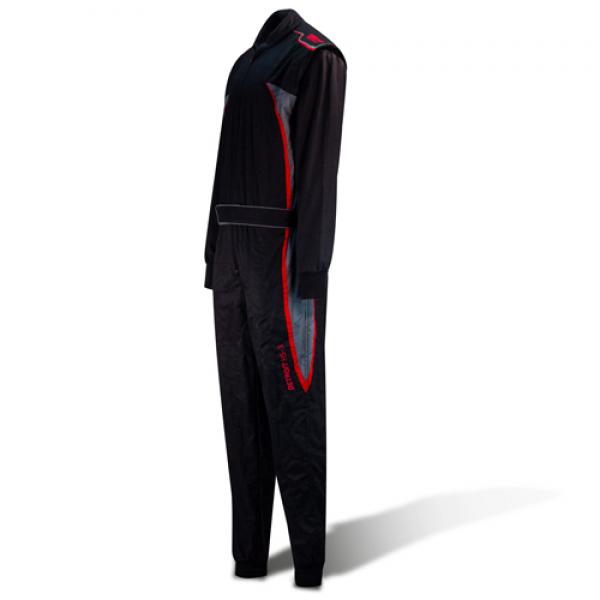 Speed Overall Hobby | DETROIT HS-3 | schwarz/rot/grau | Gr. XXL